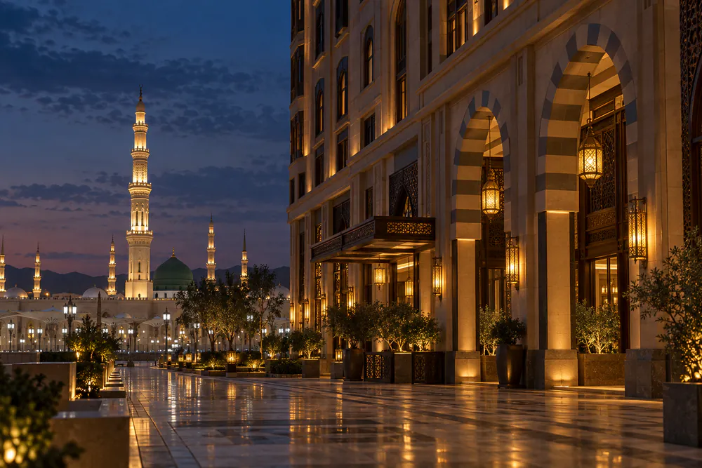 Suasana hotel di Haramain