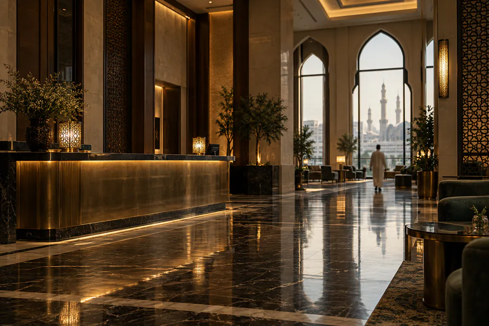 Suasana hotel di Haramain